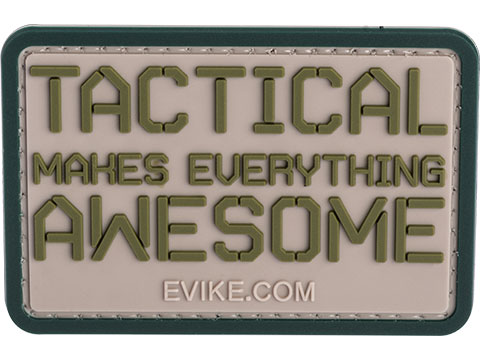 Tactical Makes Everything Awesome 3 x 2 PVC Morale Patch