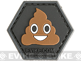 Operator Profile PVC Hex Patch Emoji Series (Emoji: Poo)
