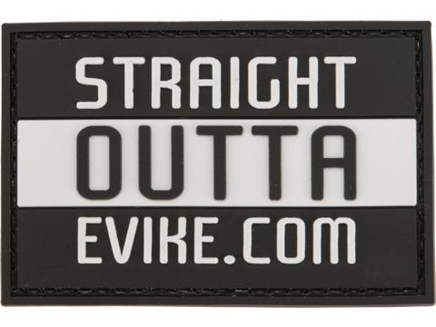Evike.com PVC 2 x 3 Morale Patch - Straight Out of Evike.com