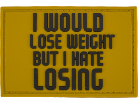 Evike.com PVC 2 x 3 Morale Patch - Lose Weight