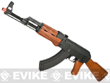 CYMA Standard AK47 Full Metal Real Wood Blowback Airsoft AEG Rifle (Package: Gun Only)