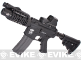 Evike Custom Class I G&G M4 Stubby Killer Airsoft AEG Rifle - Black 