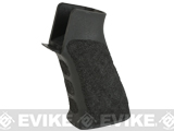 APS Custom Hand Stippled High Speed Motor Grip for M4/M16 Airsoft AEGs - Black