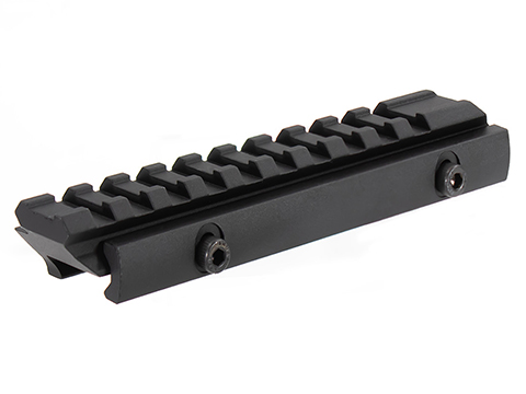 Aim Sports 10 Slot Picatinny Riser Mount (Model: 1/2 Low Profile)