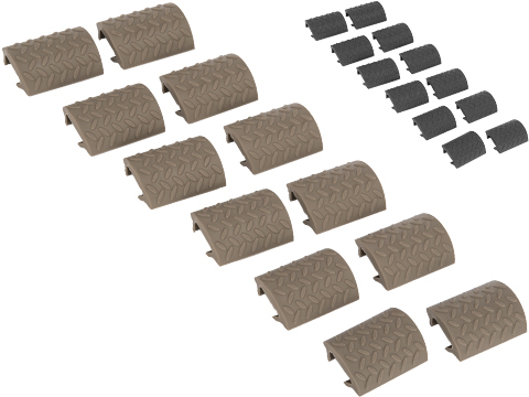 Matrix Rubber Ergonomic RIS Hand Guard Rail Cover Set - Set of 12 