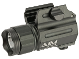 AIM Sports 500 Lumen Compact LED Quick Release Flashlight with Color Filter Lenses