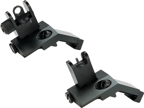 Matrix 45 Degree Flip Up Iron Sights for M4 / M16 / AR15 Rifles ...