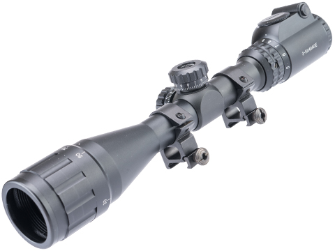 Element 3-9x40E Dual Illuminated Red/Green Scope w/ Rings