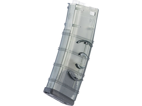 Avengers Interlocking 370rd Hi-Cap Translucent Polymer Magazine for M4 Airsoft AEG Rifles