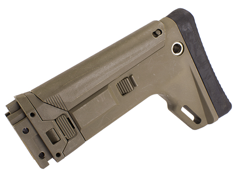 A&K Replacement Stock Assembly for Masada ACR Airsoft AEG Rifles (Color: Tan)