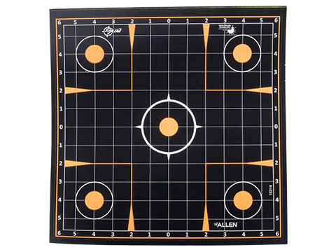 Allen Company EZ Aim Splash Adhesive Grid Target (Quantity: Pack of 5)