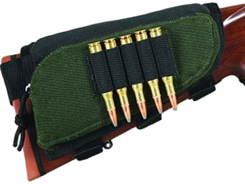 Allen Company Adjustable Padded Rifle Buttstock Pouch w/ Cartridge Holder