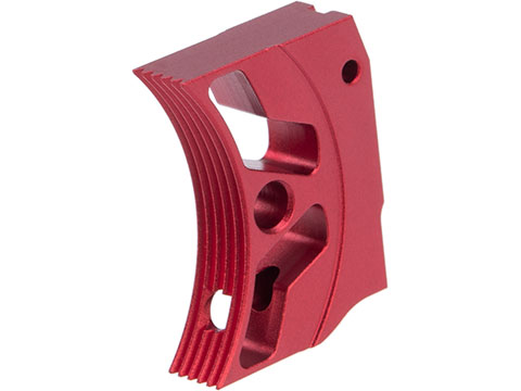 EDGE Airsoft Aluminum Trigger for Hi-CAPA / 1911 Gas Blowback Airsoft Pistols - Type 3 (Color: Red)