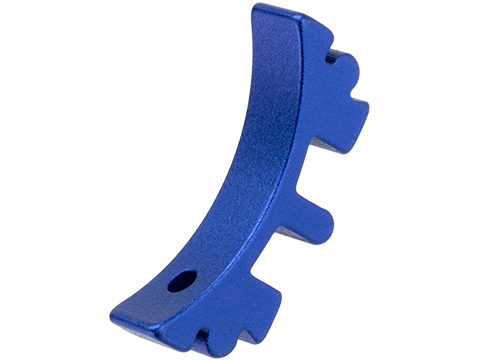 Airsoft Masterpiece Aluminum Puzzle Trigger - Curved Short (Color: Blue)