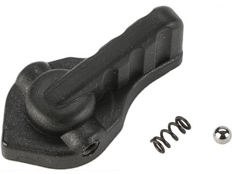 Angel Custom Hybrid Polymer Extended Selector for M4 / M16 Series Airsoft AEG Rifles - Black