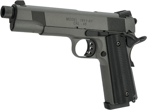 Unicorn Precision Inc / Angry Gun Custom Standard Non-Railed 1911 GBB Pistol (Color: Powder Coat Grey)
