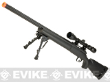 A&K US Army SOCOM Type M24 Airsoft Bolt Action Scout Sniper Rifle w/ Fluted Barrel