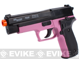 Swiss Arms Licensed 226 Spring Powered Airsoft Pistol (Color: Pink / Gun Only)