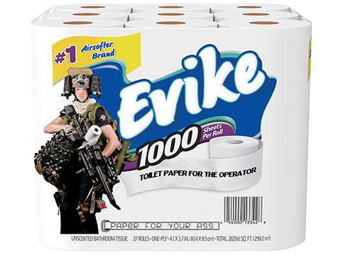 Evike.com Smooth Operator's 1-Ply Multi-Use Toilet Paper