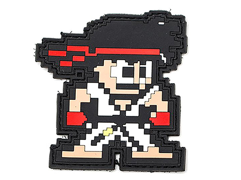 Aprilla Design PVC IFF Hook & Loop 8-Bit Series Patch (Model: Ryu)