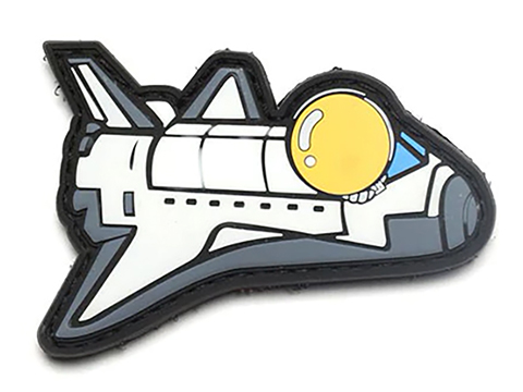 Aprilla Design PVC IFF Hook & Loop Patch - Space Exploration