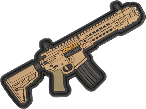 Aprilla Design PVC IFF Hook and Loop Modern Warfare Series Patch (Model: SAI GRY / Tan)