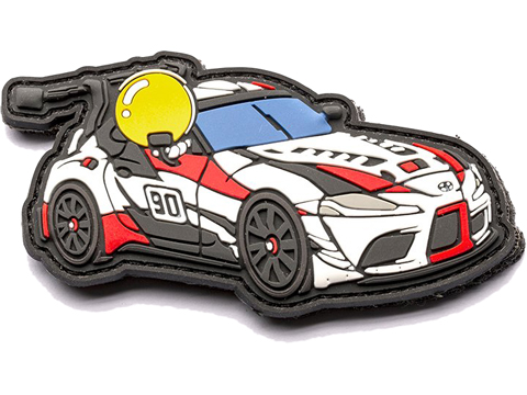 Aprilla Design PVC IFF Hook & Loop Automotive Series Patch (Model: GR Supra Racing Concept)