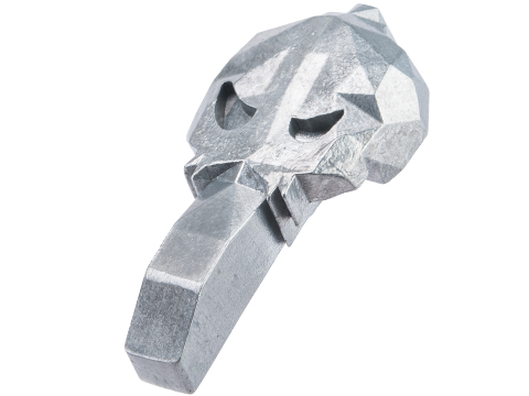 APS Skull Safety Selector for Airsoft M4/M16 AEGs (Color: Silver)