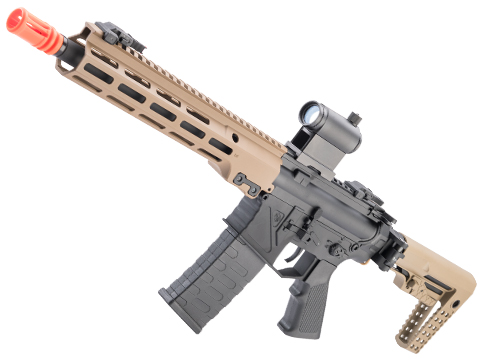 APS Ghost Patrol Type M Airsoft M4 AEG Rifle w/ Edge II Gearbox and Micro MOSFET (Color: Two-Tone)