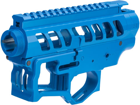 EMG F-1 Firearms Officially Licensed UDR-15-3G Full Metal M4 Receiver Set (Color: Blue)