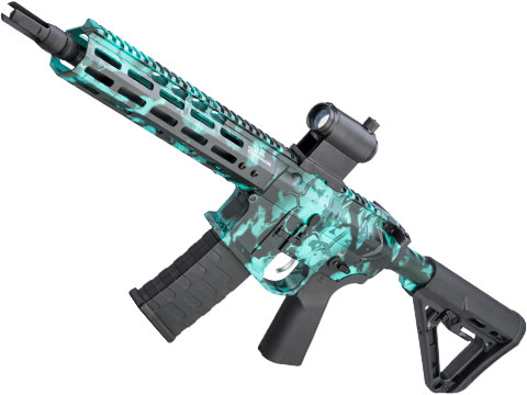 EMG Noveske Licensed Gen 4 Airsoft AEG Training Rifle w/ eSilverEdge SDU2.0 Gearbox (Model: Shorty / Kryptek Obskura Aqua)