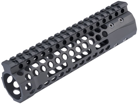 EMG F1 Firearms Officially Licensed S7M Super Lite M-LOK Handguard for M4/M16 Airsoft Rifles (Model: Black / 7.7)