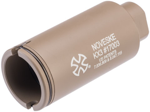 EMG Noveske KX3 Adjustable Sound Amplifier Flashhider (Color: Dark Earth / 14mm Negative)