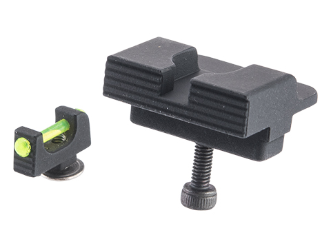 APS Fiber Optic Sight Set for APS XTP, ACP & Shark Series Airsoft Gas Blowback Pistols 