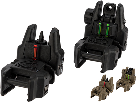APS Gen 2 Rhino Flip-up Sight Package with Fiber Optic Inserts 