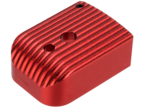 Avengers Type - 5 Aluminum Magazine Base for 5.1 Hi-Capa Series Airsoft GBB Pistol Magazines (Color: Red)