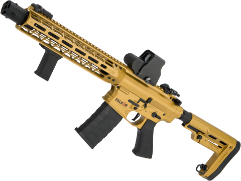 EMG Falkor AR-15 Blitz SBR 2.0 eSilverEdge Training Weapon M4 Airsoft AEG Rifle (Color: Gold)