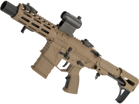 APS Phantom Extremis Mark VI 2.0 eSilverEdge PDW Style Airsoft AEG (Color: Desert)