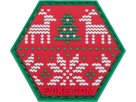 Operator Profile PVC Hex Patch - Ugly Christmas Sweater