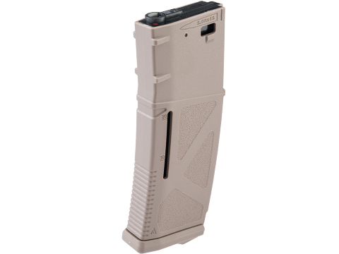 Arcturus AR MOD1 Windowed EMM Variable Cap 30/130 Round Mid-Cap Magazine for M4 / M16 Series Airsoft AEG Rifles (Color: Flat Dark Earth / Single Mag)