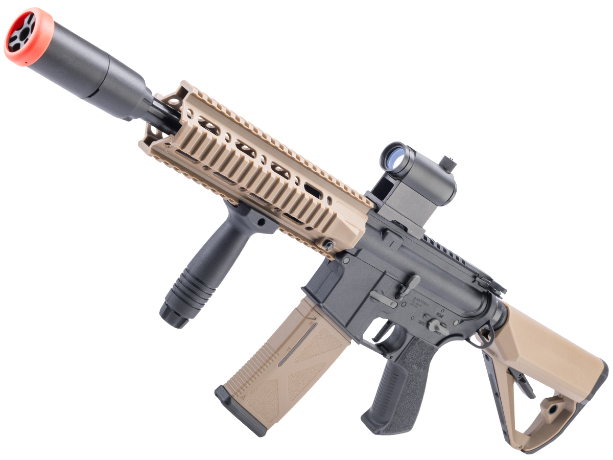 Arcturus Lightweight MK-II CQB SE M4 Airsoft AEG Rifle (Color: Black-Tan / Starter Pack)