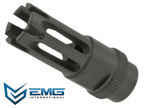 EMG 14mm Positive Metal Flash Hider for M4 Airsoft AEGs - Version 3