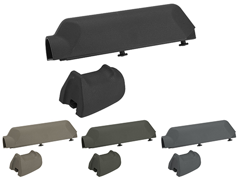 Pistol Grip and Cheek Pad Riser Set for Ameoba Striker S1 Airsoft Sniper Rifles (Color: Black)