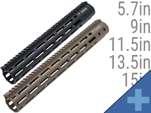 ARES Octarms M-LOK Rail System for M4 / M16 Series Airsoft AEG Rifles (Color: Black / 13.5)