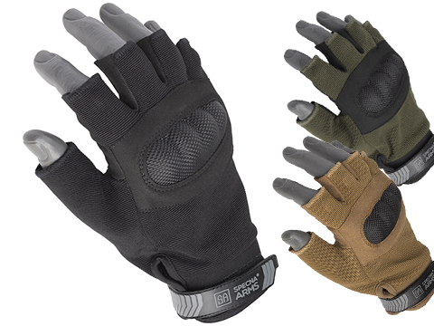 Specna Arms Armored Claw Half-Finger Shield Cut Tactical Gloves 