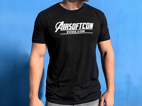 Evike.com AirsoftCON 2019 Graphic Tee (Size: Black / X-Small)