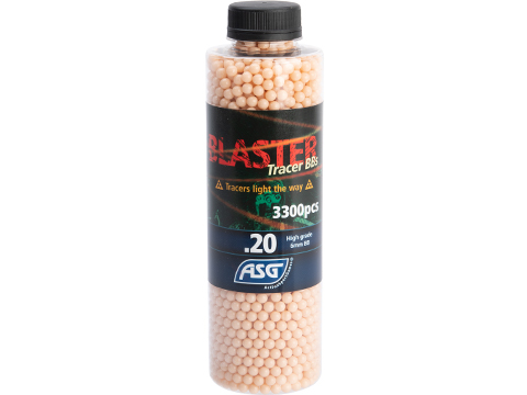 ASG Blaster 6mm Airsoft Tracer BBs (Color: Red / 0.20g  / 3300 Rounds)