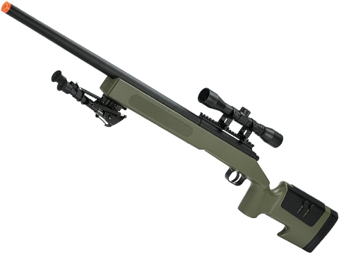 McMillan USMC M40A3 SportLine Airsoft Sniper Rifle by ASG (Color: OD Green Evike.com Exclusive)