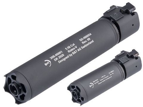 ASG B&T Licensed Rotex-V QD Mock Suppressor (Color: Black / Full Size)