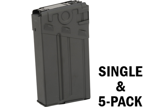 Matrix 500 Round Metal Hi-cap Magazine for G3 Series Airsoft AEG (Package: Single Magazine)